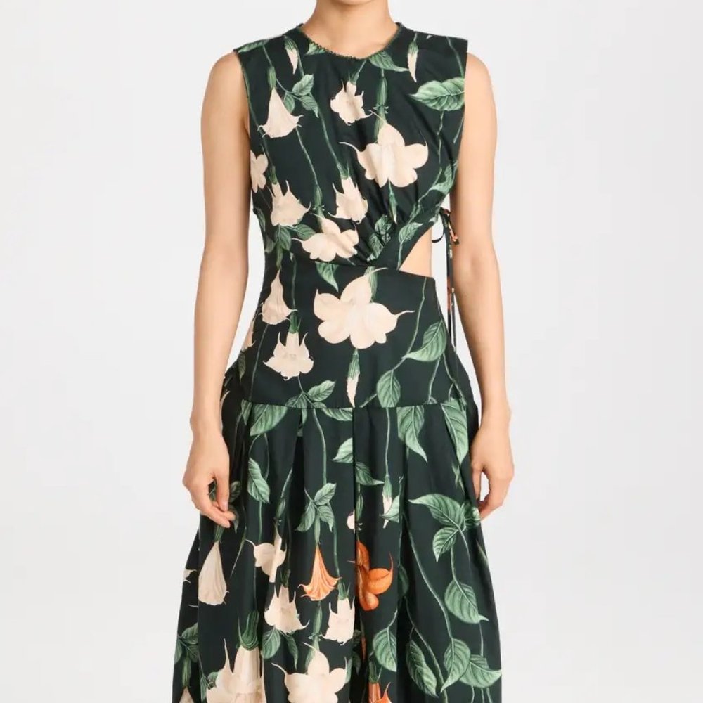Agua by Agua Bendita Otoño Sabanero Nocturno Midi Dress
